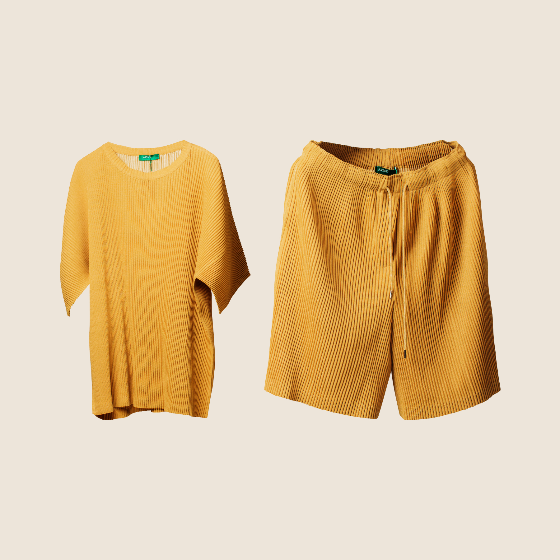 GAZZA SET (SHORTS) - YELLOW