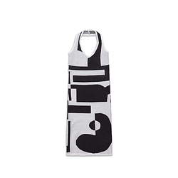ABSTRACT HALTER NECK DRESS