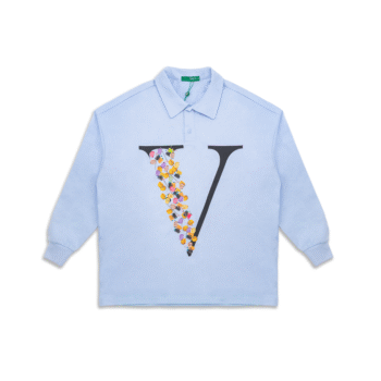 BUTTONED V